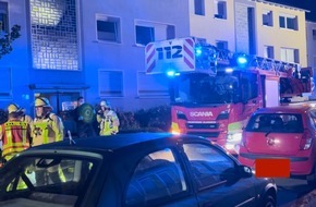 Feuerwehr Gladbeck: FW-GLA: Wohnungsbrand mit Menschenleben in Gefahr