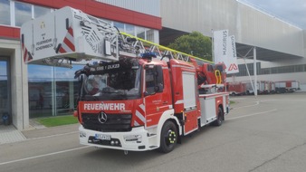 Feuerwehr Schermbeck: FW-Schermbeck: Neue Drehleiter f&uuml;r die Feuerwehr Schermbeck