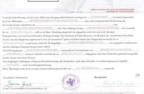 Polizeipräsidium Trier: POL-PPTR: Betrüger versenden vermeintliche Gewinnschreiben an Senioren