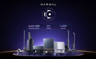 Narwal Trading (Hong Kong) Co., Ltd: Zehn Jahre Innovation: Narwal w&auml;chst laut IDC drei Jahre in Folge unter globalen Reinigungsroboter-Marken