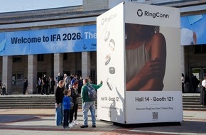RingConn: Der Smart Ring RingConn Gen 3 sorgte auf der IFA 2026 f&uuml;r Aufsehen