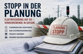 Fahrgastverband PRO BAHN e. V.: Fulda-Konferenz 2026: Elektrifizierung auf Eis &mdash; Planungsgelder liegen brach