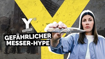 MDR Mitteldeutscher Rundfunk: „Y-Kollektiv“-Doku vom MDR beleuchtet gefährlichen Messer-Hype unter Jugendlichen