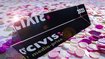 ARD Presse: CIVIS Medienpreis 2025: Verleihung am 26. Mai in Berlin