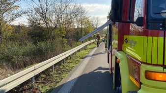 Feuerwehr Ratingen: FW Ratingen: Ein "schafer" Einsatz für die Ratinger Feuerwehr - bebildert