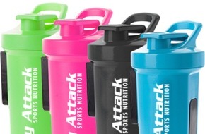 Body Attack Sports Nutrition: All-In-One Gadget für Sportler: Der cleverste Shaker des Jahres /
Body Attack bringt einzigartigen Multifunktions-Shaker auf den Markt
