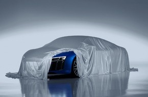 Audi AG: Audi zeigt Laser-Scheinwerfer des neuen R8