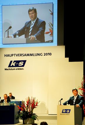 K+S Aktiengesellschaft: Hauptversammlung in Kassel am 11. Mai 2010 / Deutliche Belebung der Düngemittelnachfrage und starkes 
Salzgeschäft lassen Ergebnis im 1. Quartal kräftig steigen