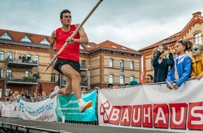 Bauhaus AG: 26. Landauer Stabhochsprung Meeting: BAUHAUS engagiert sich beim familienfreundlichen Profi-Sport-Event in der Pfalz