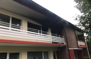 Feuerwehr Erkrath: FW-Erkrath: Wohnung in Vollbrand - Eine verletzte Person