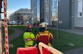 Feuerwehr Düren: FW Düren: Wohnungsbrand am Freitagvormittag im Dürener Grüngürtel