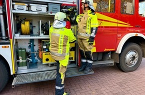 Freiwillige Feuerwehr Hünxe: FW Hünxe: Zusätzliche Schutzkleidung für die Feuerwehr Hünxe