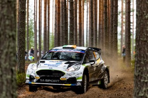 Rang drei in Finnland mit dem Puma Hybrid Rally1: M-Sport Ford freut sich über den vierten Podesterfolg des Jahres