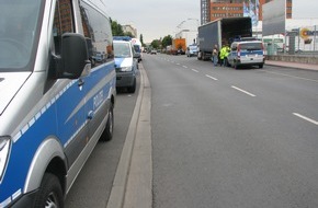 Polizeipräsidium Frankfurt am Main: POL-F: 100910 - 1086 Stadtgebiet: 13. Frankfurter Gefahrgutkontrolltage durchgeführt - Bild beachten