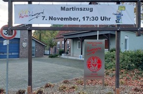 Freiwillige Feuerwehr Werne: FW-WRN: Löschgruppe Langern lädt zum Martinszug