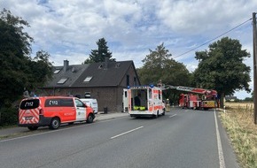 Freiwillige Feuerwehr Alpen: FW Alpen: Unterst&uuml;tzung Rettungsdienst