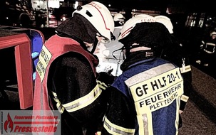 Feuerwehr Plettenberg: FW-PL: OT- Lettmecke. Brand in Galvanikbetrieb sorgte für erweiterte Alarmierung der Plettenberger Feuerwehr. Drei Mitarbeiter erlitten Rauchvergiftungen.