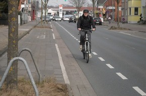 Polizeiinspektion Nienburg / Schaumburg: POL-NI: Schutzstreifen - Verkehrssicherheit für Radfahrer in Serie