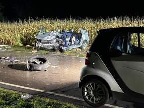 KFV Bodenseekreis: Drei Schwerverletzte nach Frontalzusammenstoß