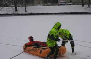 Landesfeuerwehrverband Schleswig-Holstein: FW-LFVSH: Feuerwehrverband warnt vor dem Betreten der Eisflächen