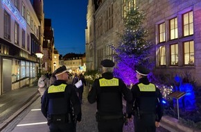 Polizeiinspektion Hildesheim: POL-HI: Sichtbare Pr&auml;senz auf Weihnachtsm&auml;rkten - Polizei zieht friedliche Zwischenbilanz