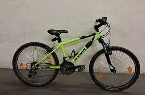 Polizeipräsidium Mannheim: POL-MA: Mannheim: Herrenloses Fahrrad aufgefunden - Eigentümer gesucht