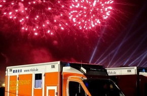 Rettungsdienst-Kooperation in Schleswig-Holstein gGmbH: RKiSH: Silvester bei der RKiSH - Dienstfreie Kräfte wurden zusätzlich alarmiert - insgesamt knapp 300 Einsätze