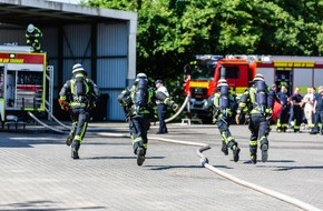 Kreisfeuerwehrverband Main-Taunus e.V.: Feuerwehr MTK: Kreisentscheid der Hessischen Feuerwehrleistungsübung: Feuerwehr Eddersheim verteidigt ersten Platz