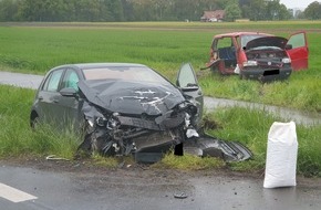 Polizei Minden-Lübbecke: POL-MI: Zwei Personen in Lebensgefahr und mehrere Schwerverletzte nach Unfall in Friedewalde