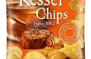 Intersnack Knabber-Gebäck GmbH & Co. KG: Die würzige Neuheit mit dem extra krossen Biss:  funny-frisch Kessel Chips Honey BBQ (FOTO)