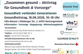 Polizeipr&auml;sidium Mannheim: POL-MA: Gesundheit verbindet Generationen - Aktionstag