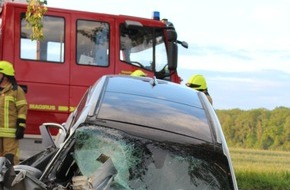 Polizeiinspektion Nienburg / Schaumburg: POL-NI: Pkw prallt gegen einen Baum. Fahrer begeht alkoholisiert eine Unfallflucht! Eine Täuschung der Einsatzkräfte scheitert.
