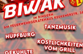 Feuerwehr Kleve: FW-KLE: Biwak des L&ouml;schzugs Rindern