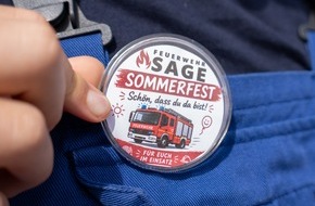 Kreisfeuerwehr Oldenburg: FW-OLL: Sommerfest der Feuerwehr Sage lockt knapp 1.000 Besucher an