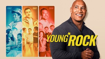 Sky Deutschland: Dwayne "The Rock" Johnsons amüsanter Rückblick "Young Rock" ab Montag bei Sky