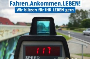 Polizeipräsidium Rostock: POL-HRO: Start der Verkehrskontrollen "Fahren.Ankommen.LEBEN!" mit den Schwerpunkten Geschwindigkeit und Licht