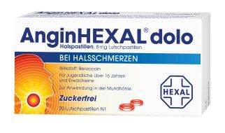 Hexal AG: NEU: AnginHEXAL® dolo Halspastillen (BILD)