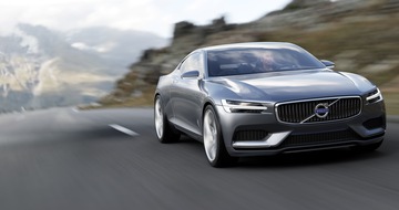 Weltpremiere auf der IAA für elegante und selbstbewusste Studie: Volvo Concept Coupé - der P1800 einer neuen Generation (BILD)