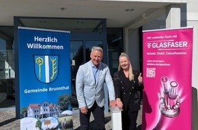Deutsche Telekom AG: Brunnthal: Gef&ouml;rderter Glasfaserausbau abgeschlossen