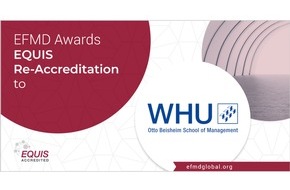 WHU - Otto Beisheim School of Management: EQUIS Accreditation Renewed for WHU