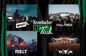 Krombacher Brauerei GmbH & Co.: Der Festival-Sommer kann kommen: Wir sehen uns am Krombacher Stammtisch