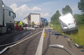 Verkehrsdirektion Mainz: POL-VDMZ: Schwerer Verkehrsunfall auf A 63