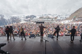 Tourismusverband Paznaun - Ischgl: Zwischen Wetterkapriolen und Schlagergef&uuml;hlen hoch &uuml;ber den Silvretta Alps: Ben Zucker l&auml;sst die Idalp beben