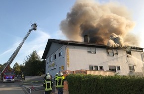 Polizeidirektion Pirmasens: POL-PDPS: Vinningen - Brand von Wohnhaus