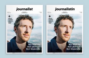 journalist - Magazin für Journalist*innen: Louis Klamroth im journalist-Interview: "Ich gehe keinem Streit aus dem Weg"