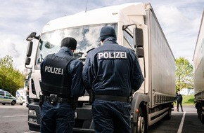 Polizeipräsidium Nordhessen - Kassel: POL-KS: Länderübergreifender Aktionstag "sicher.mobil.leben - Güterverkehr im Blick" - Polizeiliche Bilanz in Hessen