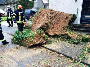 FW-KLE: Bedburg-Hau: Zahlreiche Einsätze durch Sturmtief &quot;Niklas&quot;