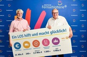 Deutsche Fernsehlotterie: Rekordförderung stärkt die Tafeln in Deutschland – Wirkung zeigt sich bundesweit