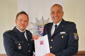 Polizeipräsidium Südhessen: POL-DA: Heppenheim: Kriminaldirektor Benjamin Henne übernimmt offiziell die Leitung der Polizeidirektion Bergstraße
