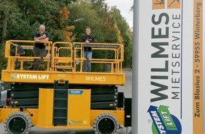 avs SYSTEM LIFT AG: Pressemitteilung: Wilmes Mietservice ist neuer Partner von SYSTEM LIFT